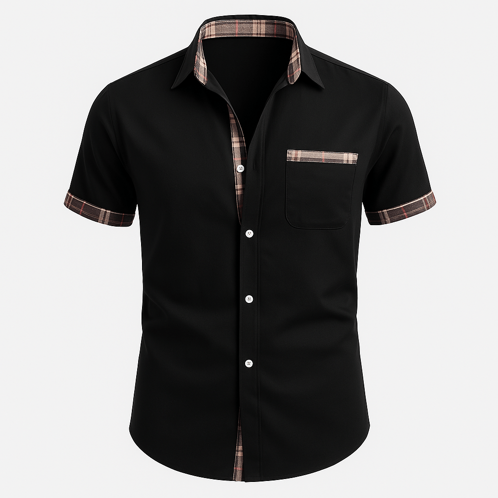 Men's Short Sleeve Cotton Shirt