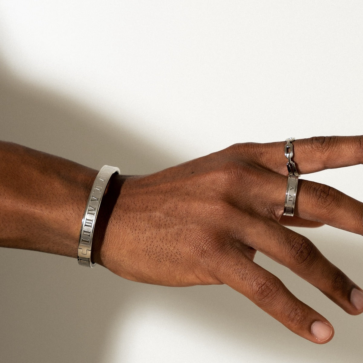 Silver Roman Numeral Bracelet
