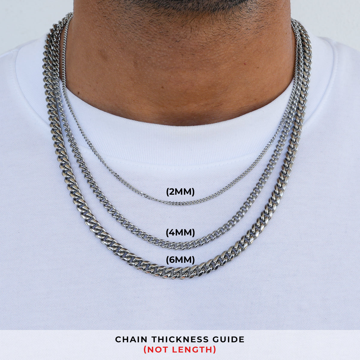 Silver Curb Chain