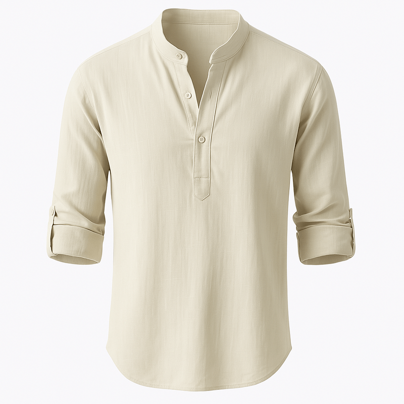 Summer Mao Collar Shirt