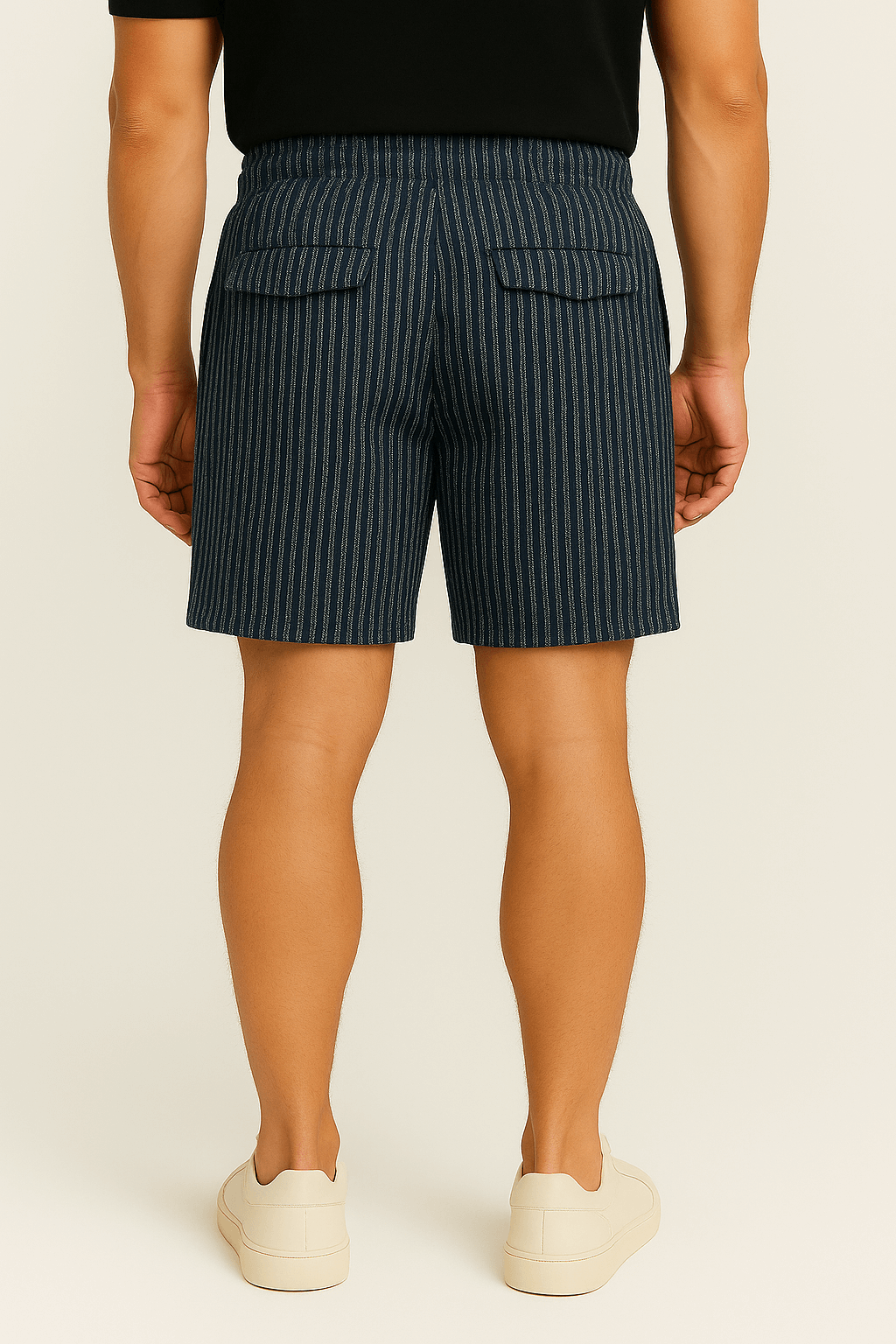 Classic Navy Bermuda Shorts