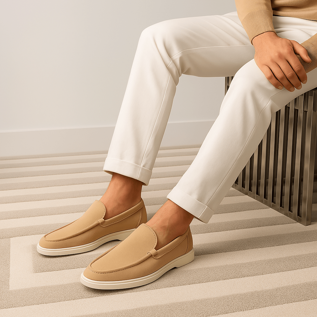 Classic Leather Loafers with Clean Lines