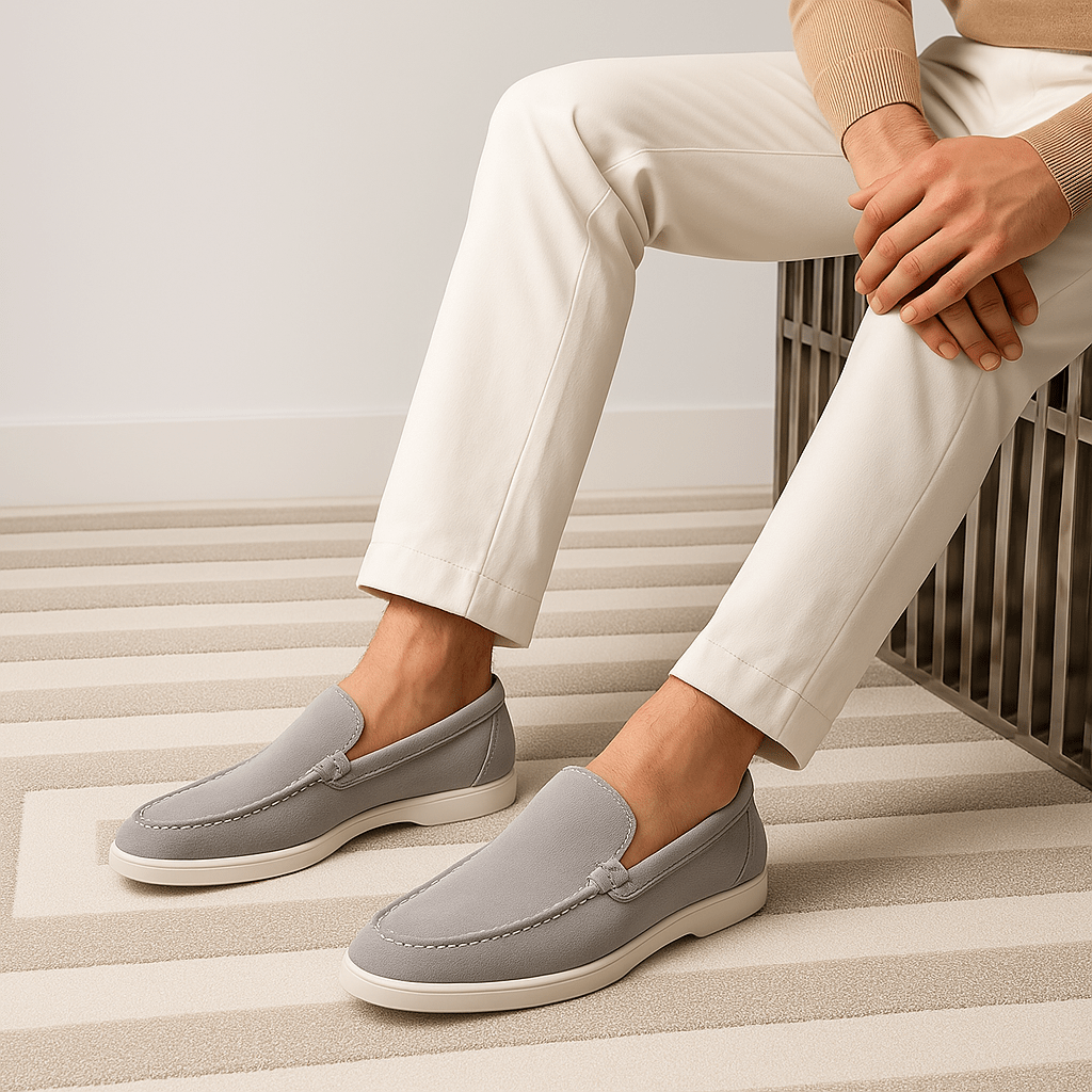 Classic Leather Loafers with Clean Lines