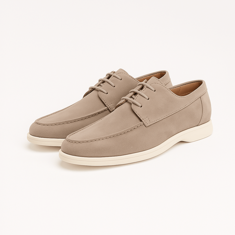 Classic Leather Lace-Up Shoes