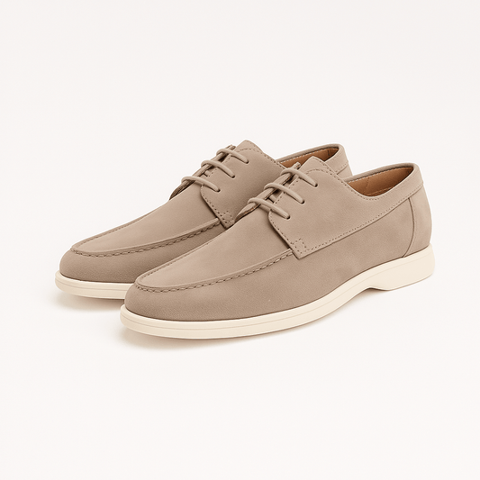 Classic Leather Lace-Up Shoes