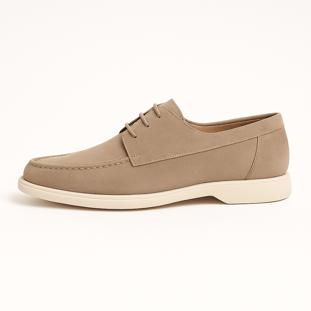 Classic Leather Lace-Up Shoes