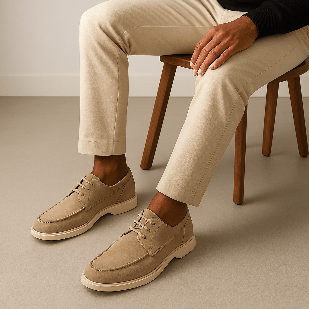 Classic Leather Lace-Up Shoes