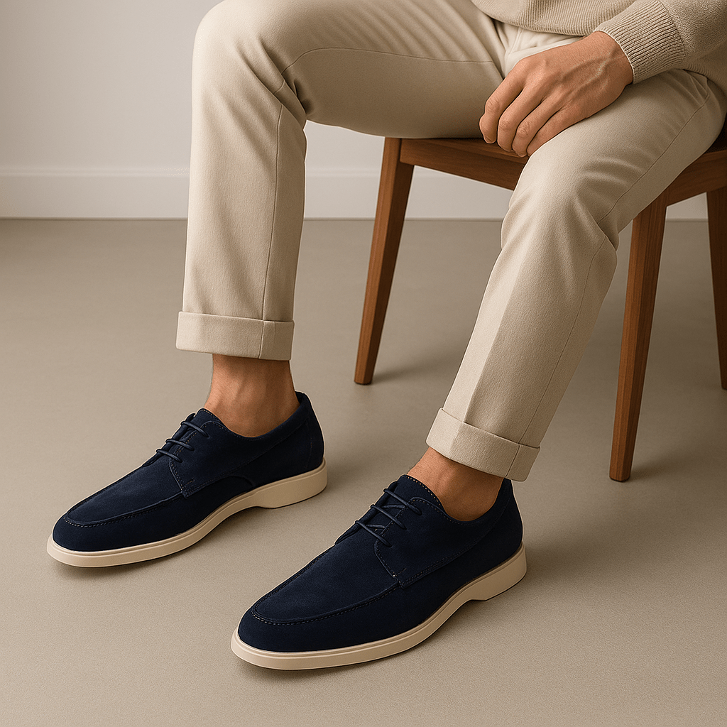 Classic Leather Lace-Up Shoes