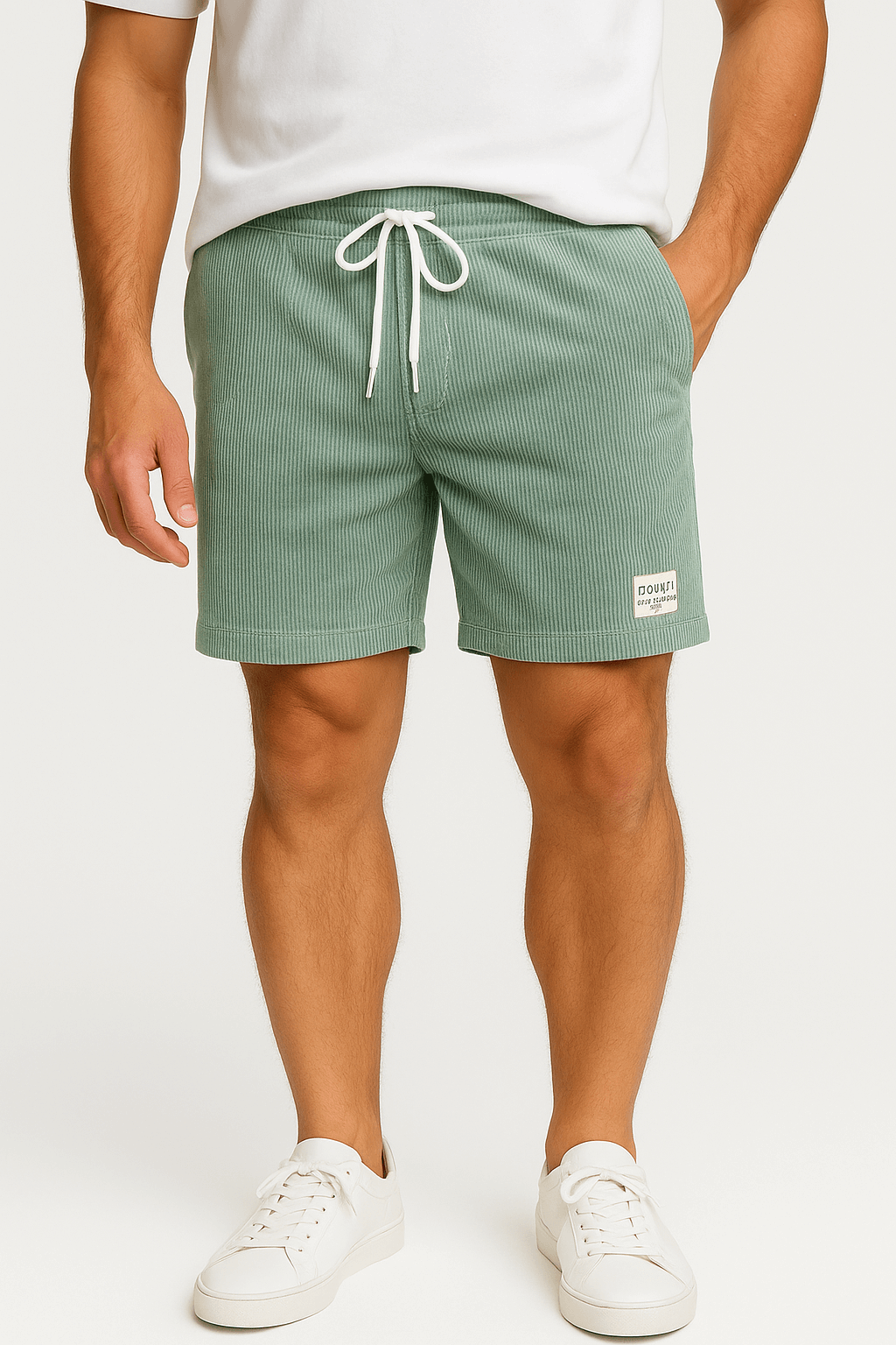 Comfort Bermuda Shorts with Adjustable Drawstring
