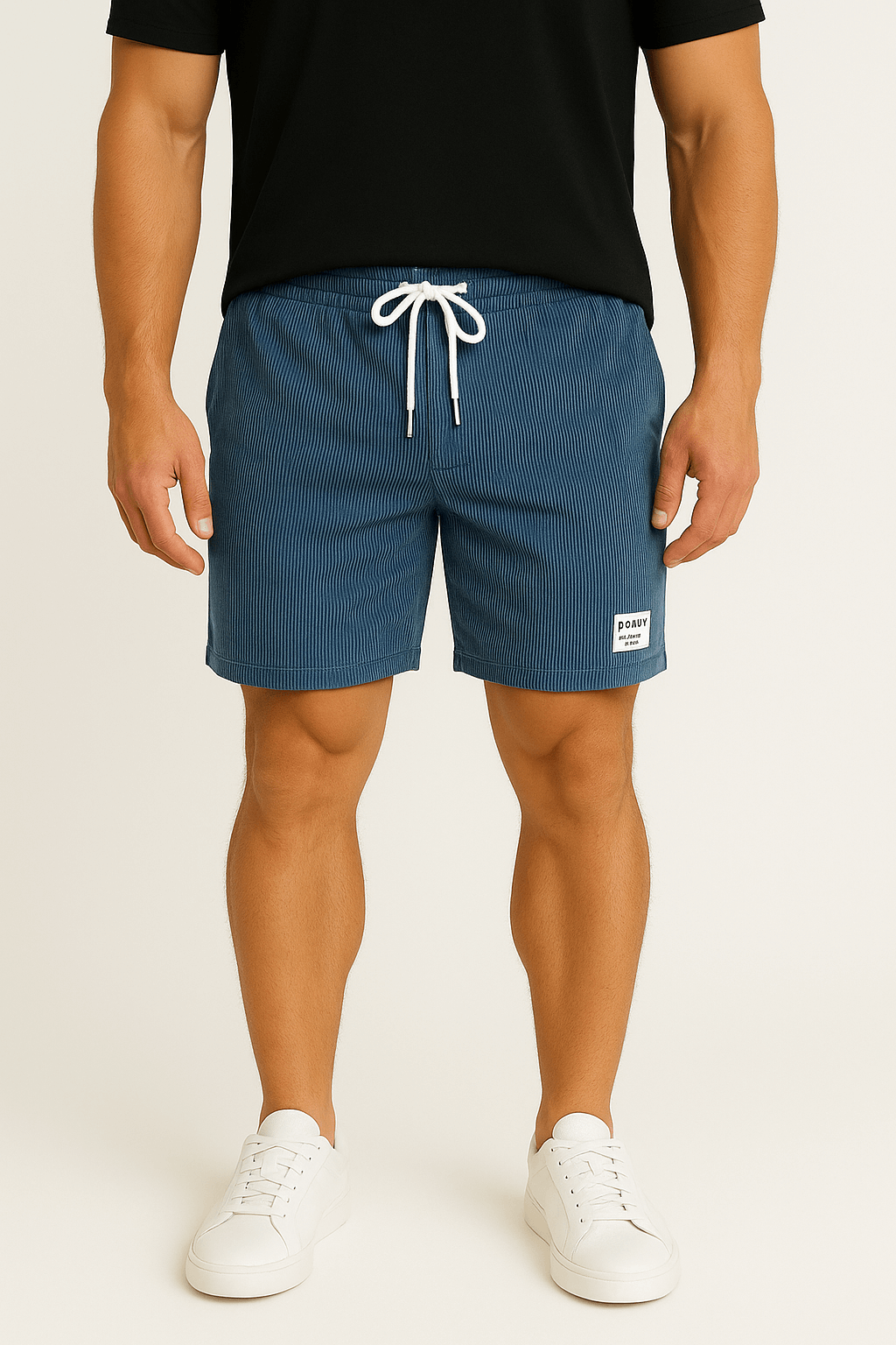 Comfort Bermuda Shorts with Adjustable Drawstring