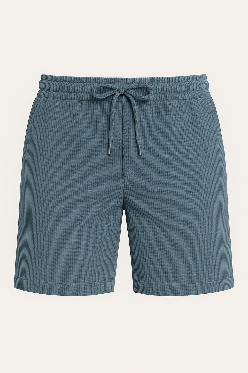 Light Blue Corduroy Bermuda Shorts