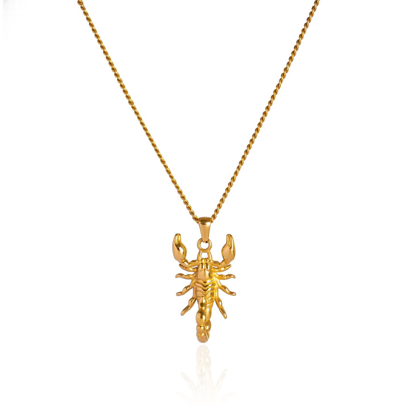 Gold Scorpion Necklace