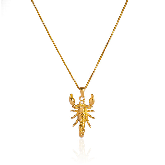Gold Scorpion Necklace