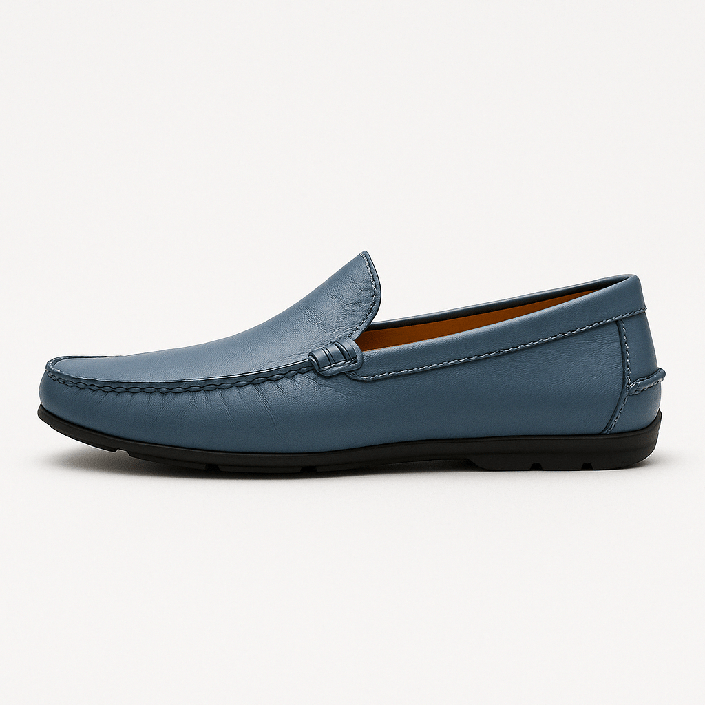 Leather Moccasins with Italian Touch