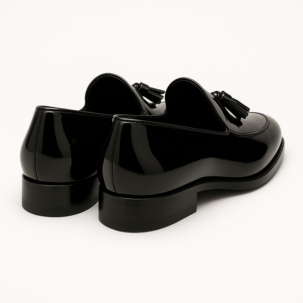 Italian Moccasins with Glossy Finish