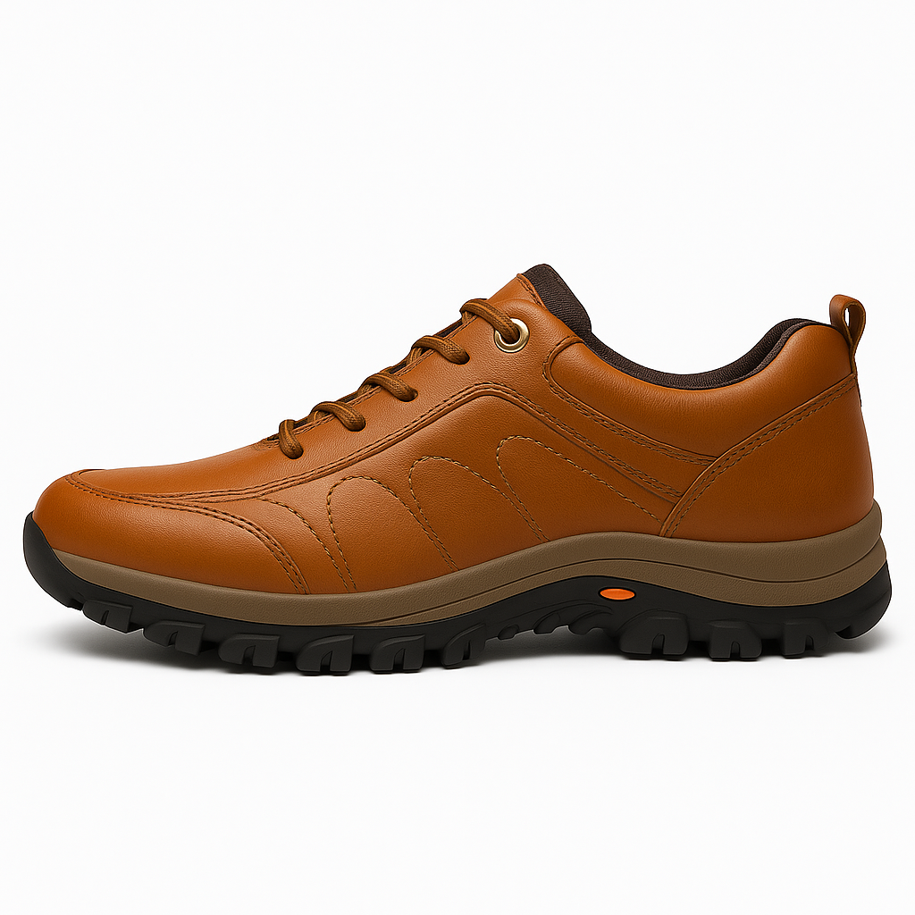 Men's Leather Shoes with Arch Support