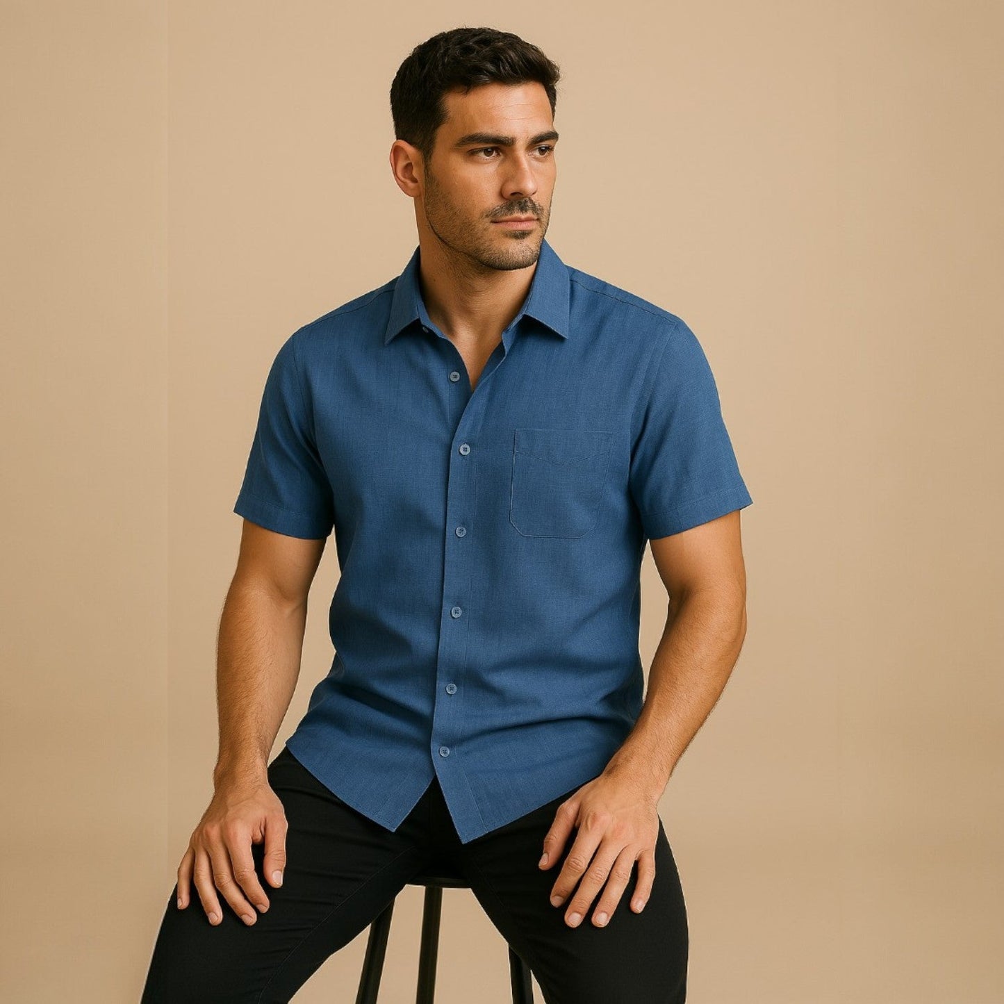 Men's Lightweight Linen Shirt