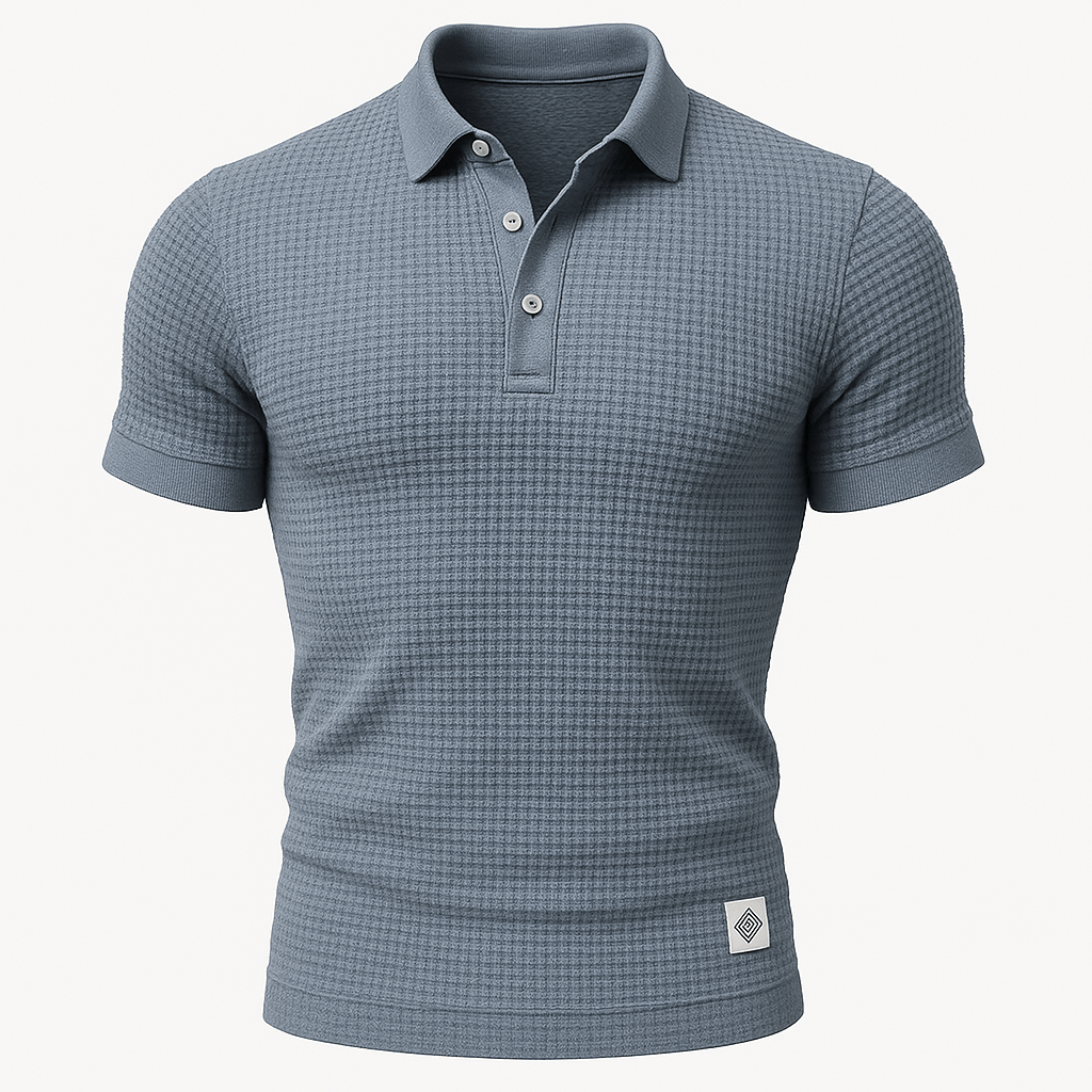 Men's Knitted Polo Shirt