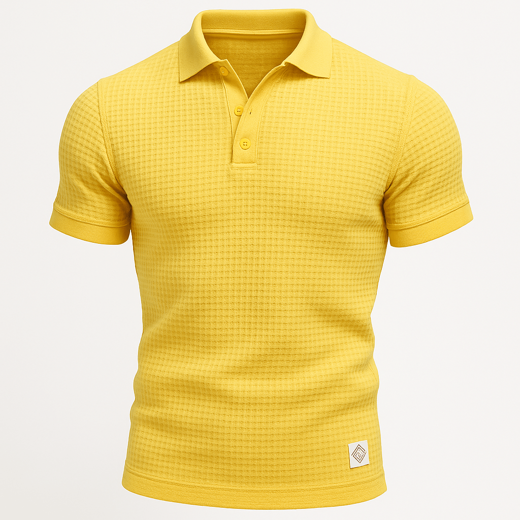 Men's Knitted Polo Shirt