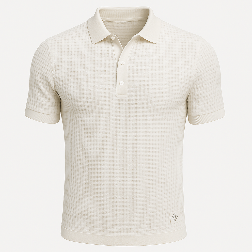Men's Knitted Polo Shirt