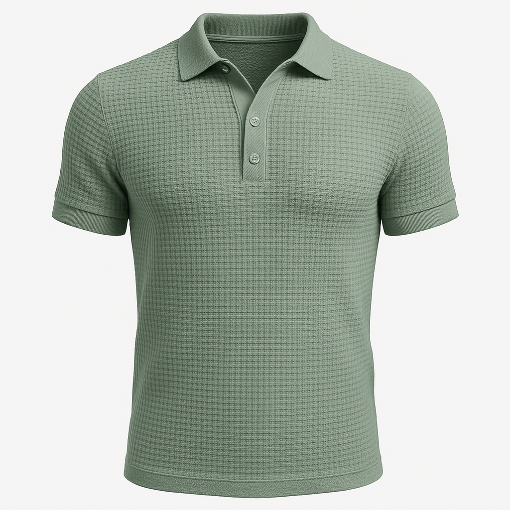 Men's Knitted Polo Shirt