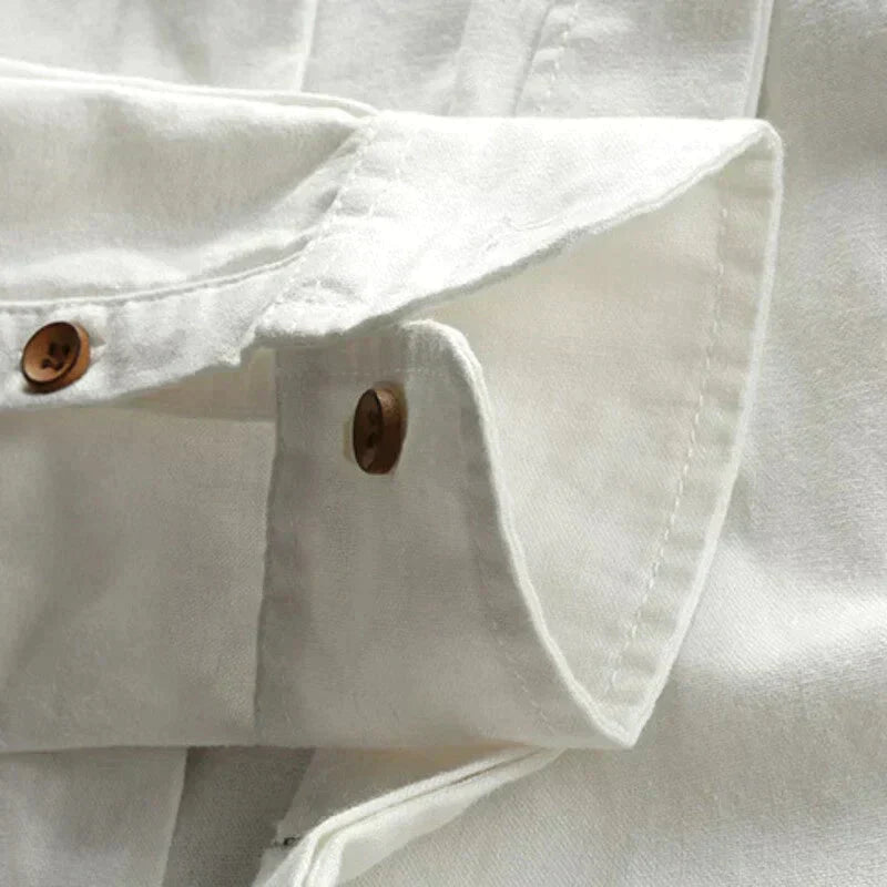 Men's Minimalist Stand Collar Shirt