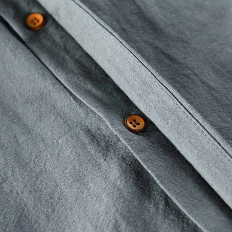 Men's Minimalist Stand Collar Shirt