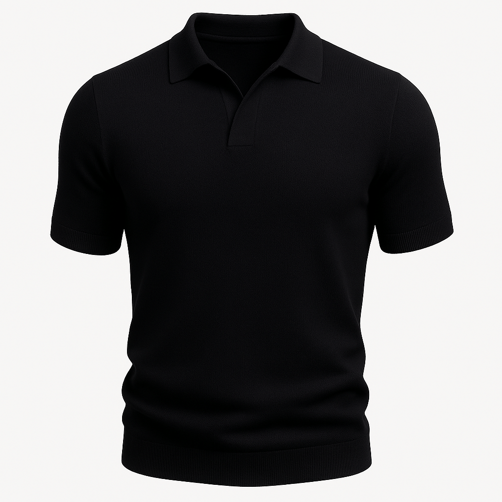 Men's V-Neck Polo Shirt