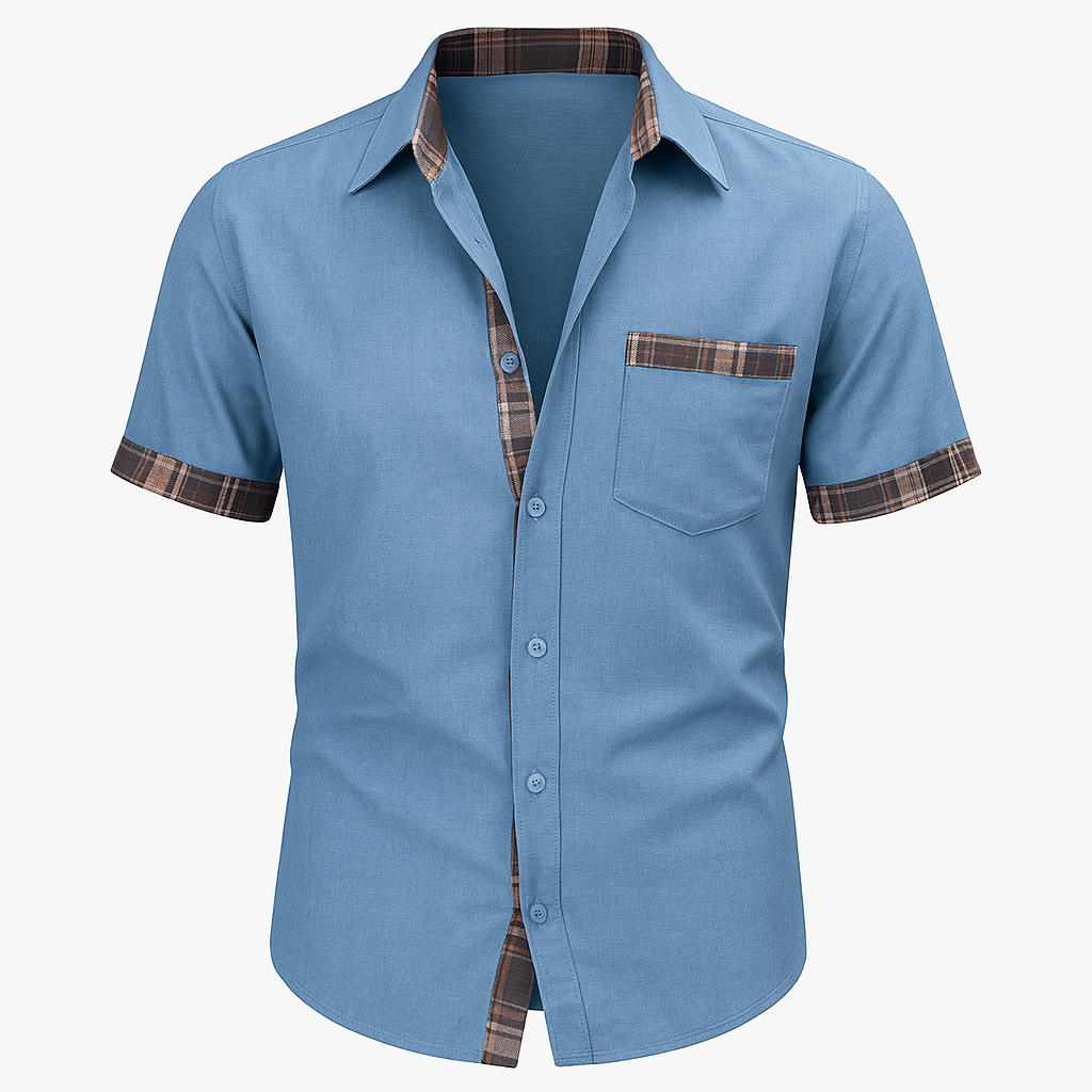 Men's Short Sleeve Cotton Shirt