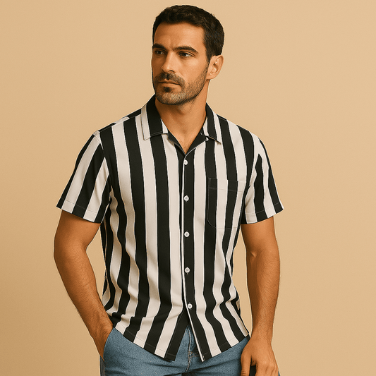 Men's Elegant Striped Shirt