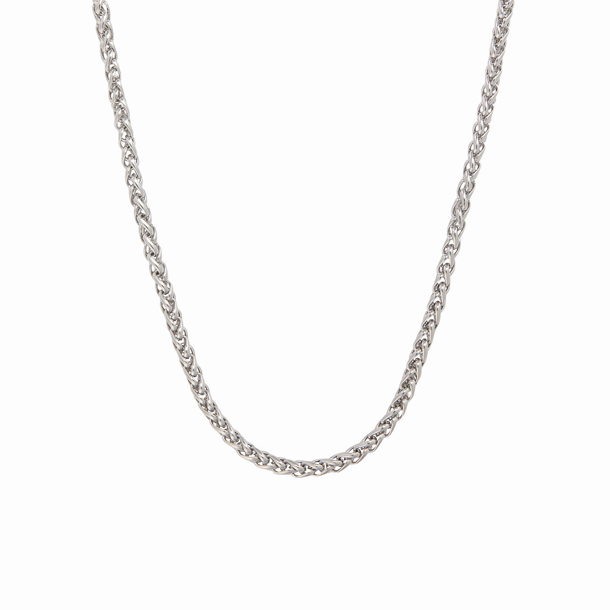 Braided Silver Necklace