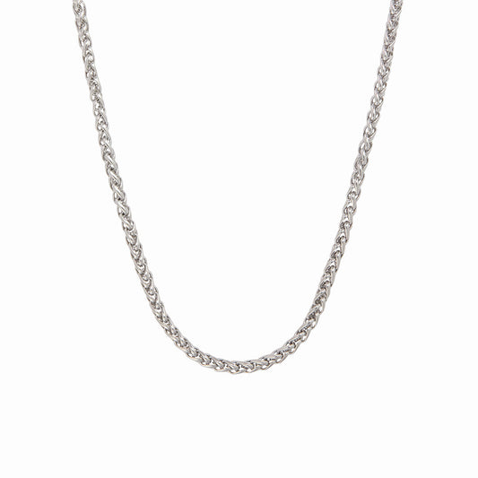 Braided Silver Necklace