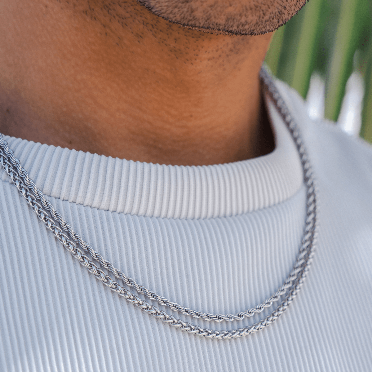 Braided Silver Necklace