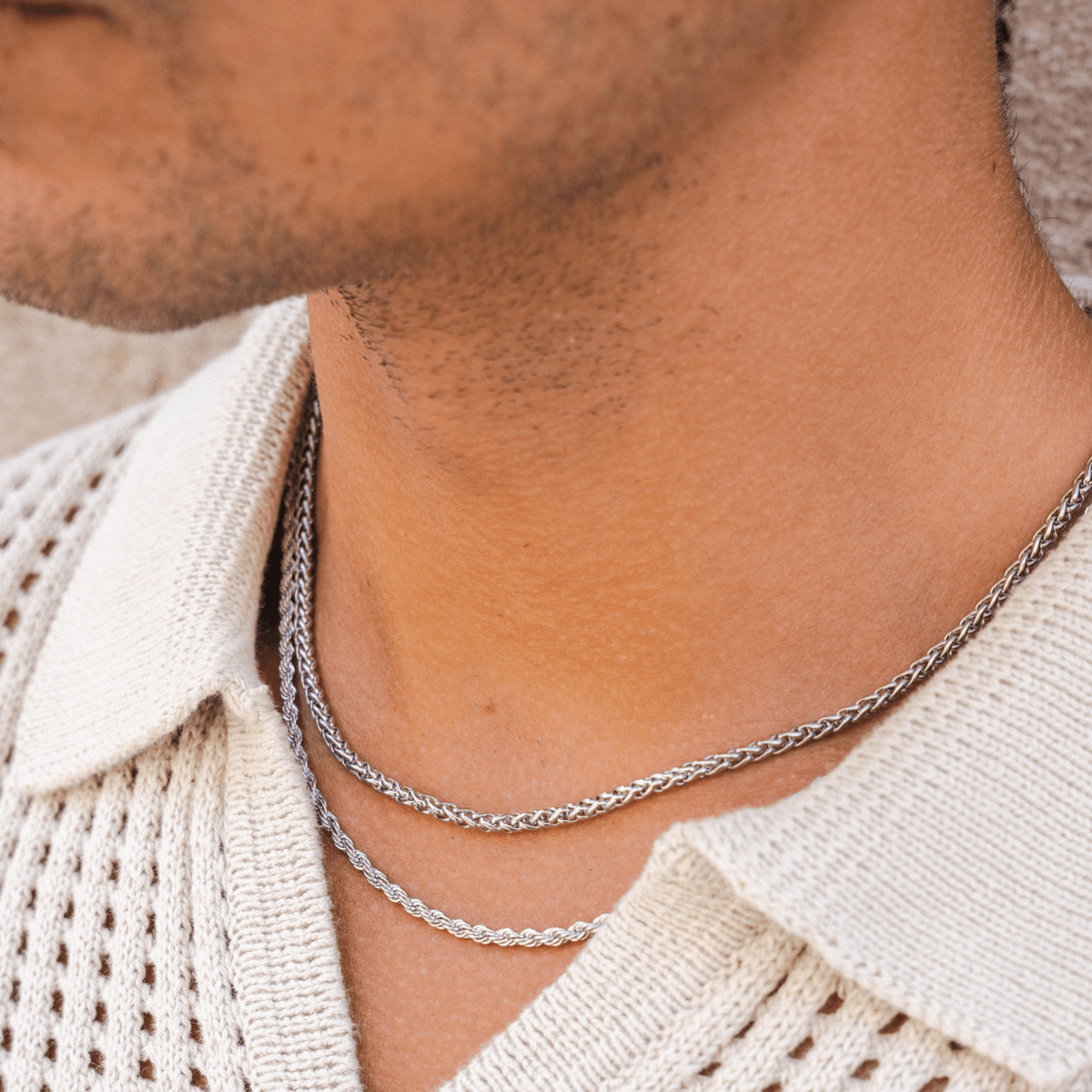 Braided Silver Necklace