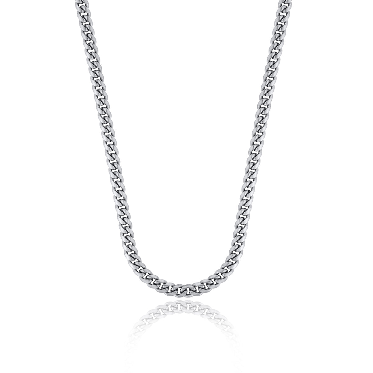 Silver Curb Chain
