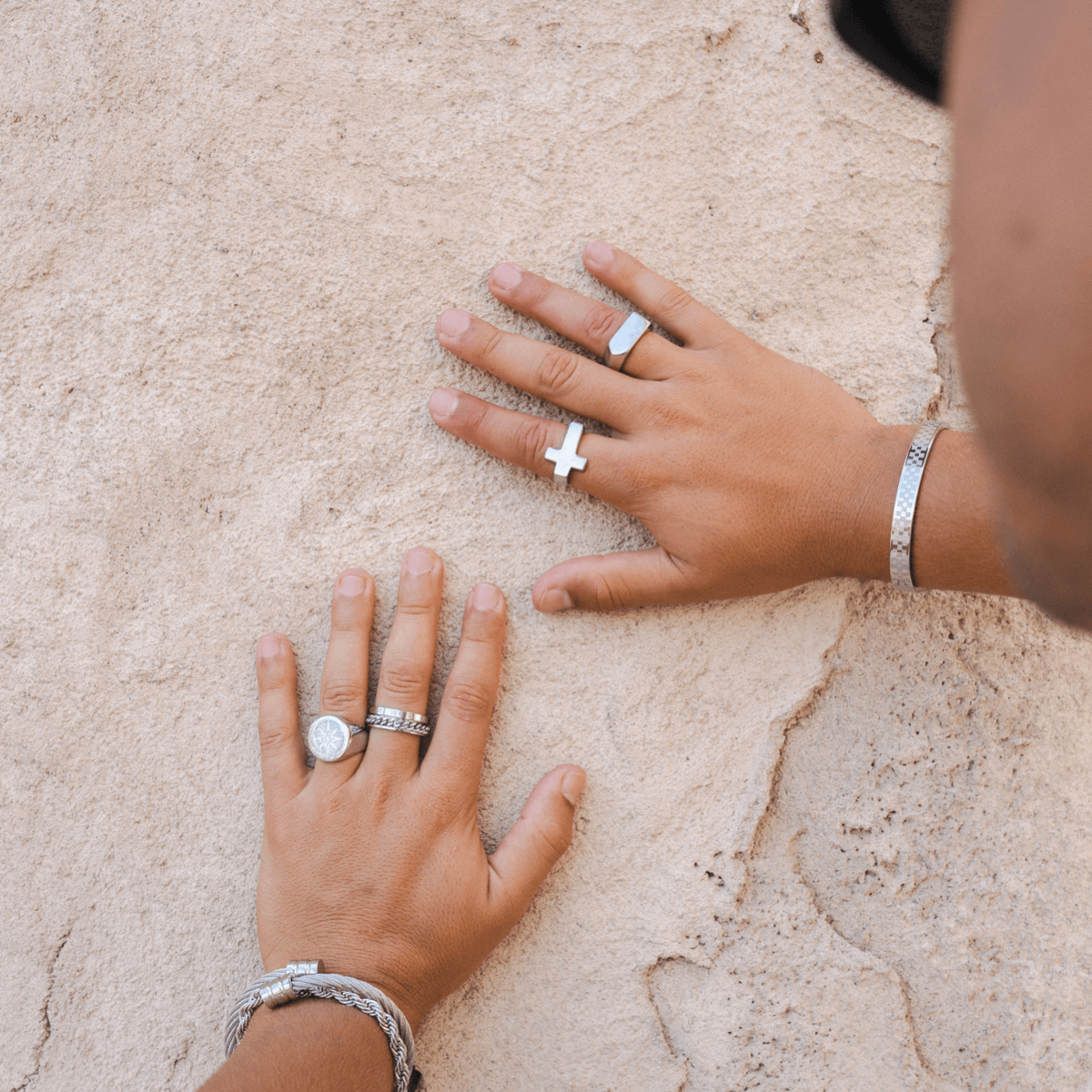Silver Cross Ring