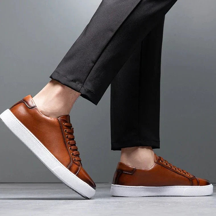 Men's Elegant Leather Sneakers