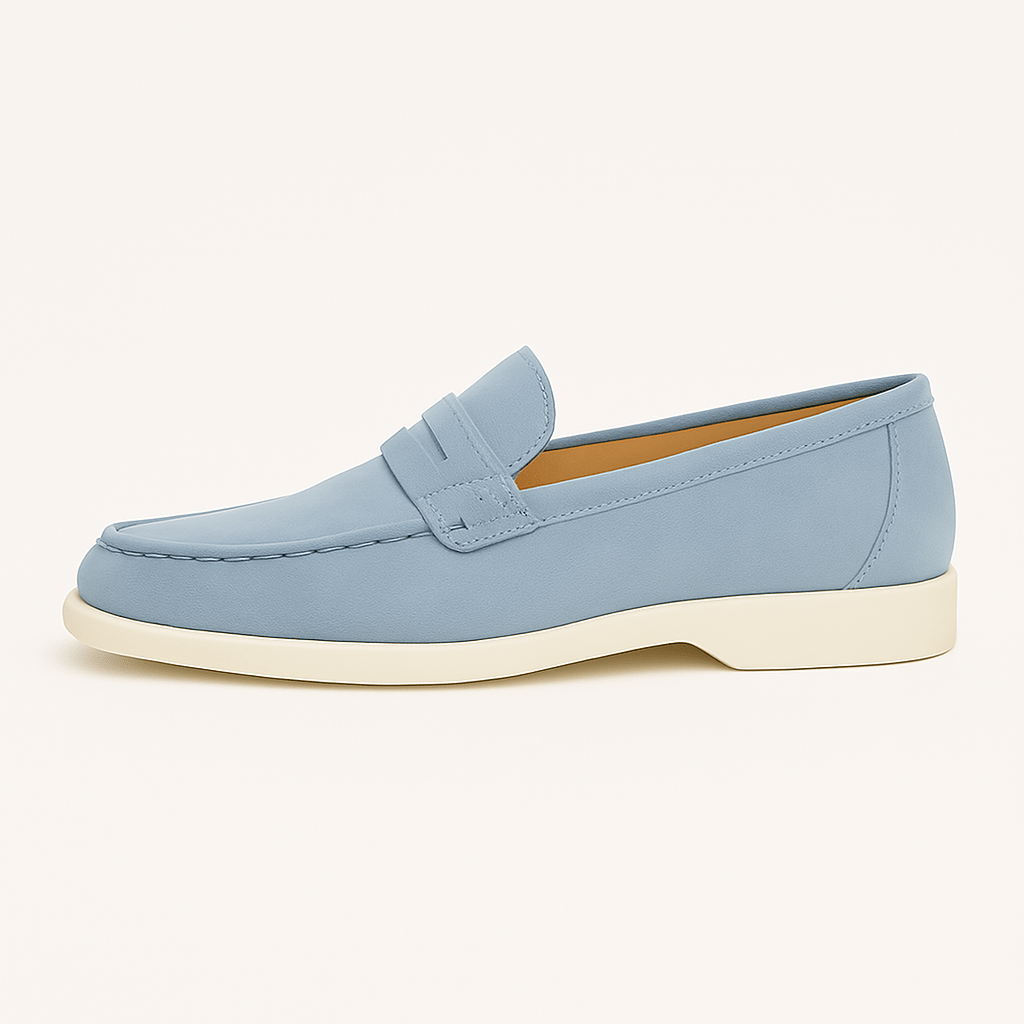 Suede Moccasins with Clean Lines