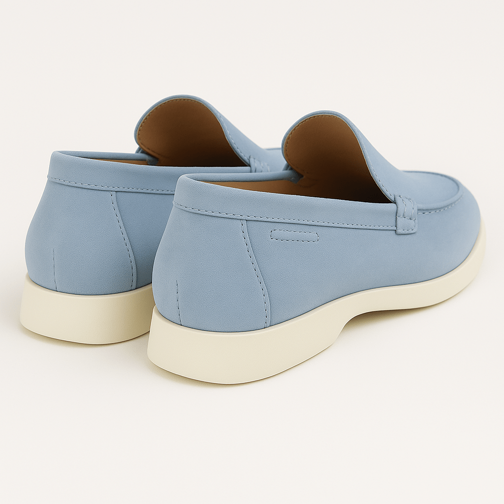Suede Moccasins with Clean Lines