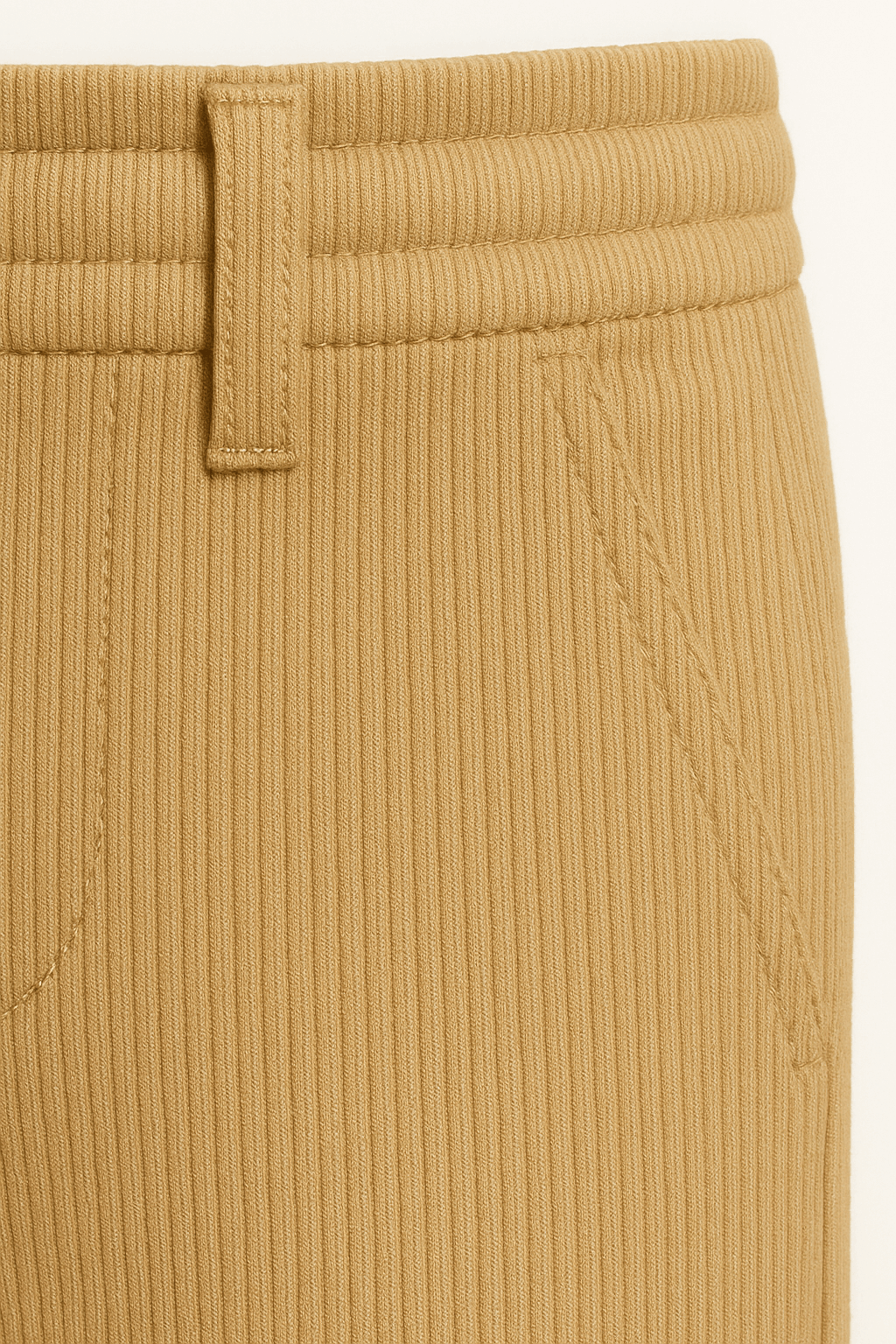 Textured Summer Bermuda Shorts