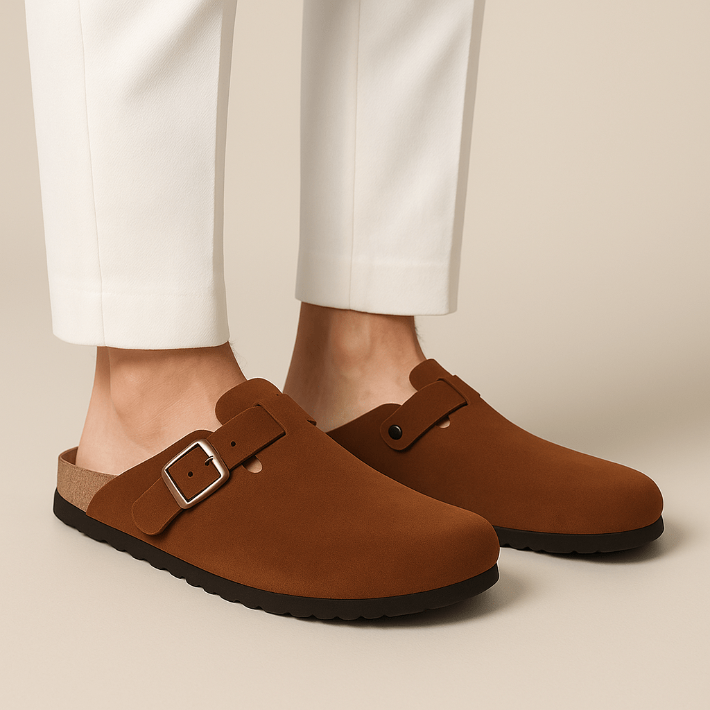 Men's Summer Slides with Adjustable Strap