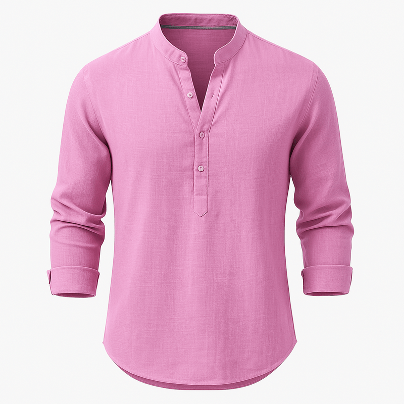 Summer Mao Collar Shirt